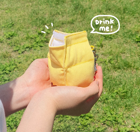 Mini-Milk Keyring Pouch