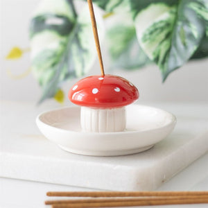 Mushroom Incense Stick Holder