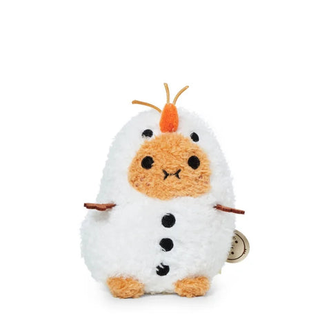 Snowman Ricespud Mini Sitting Plush Toy