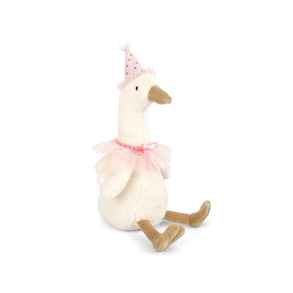 Pink Birthday Goose Plush Toy