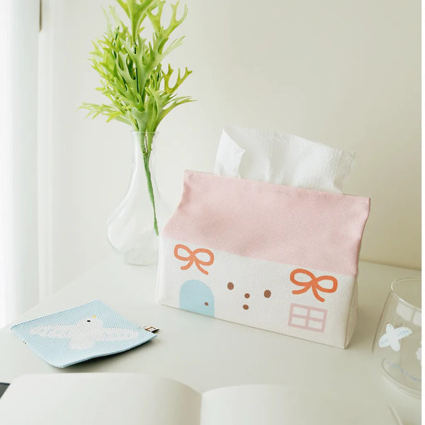 Ribbon House Tissue Holder