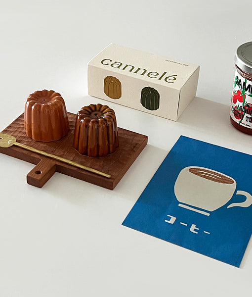 Canelé Incense Holder Gift Set