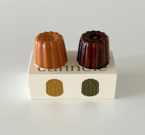 Canelé Incense Holder Gift Set