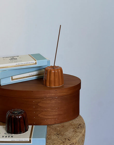 Canelé Incense Holder Gift Set