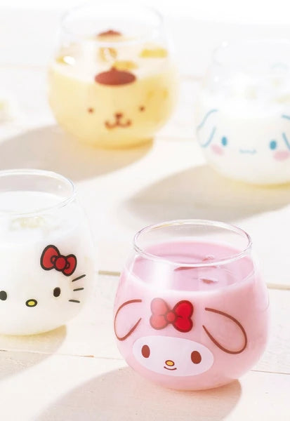 Character Rounded Bottom Glass Cup