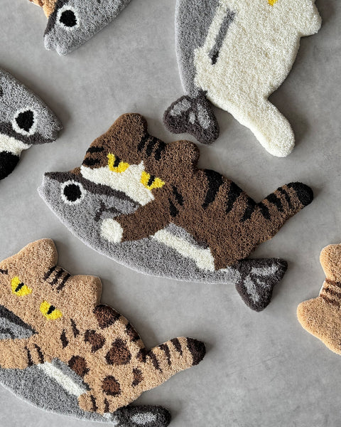 Saury Cat Mini Rug
