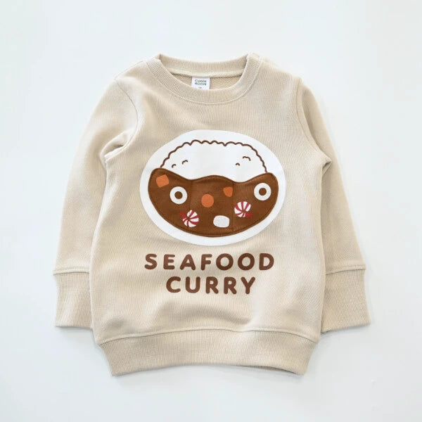 Seafood Curry Long Sleeve Shirt (Kids)