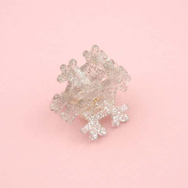 Snowflake Mini Hair Claw