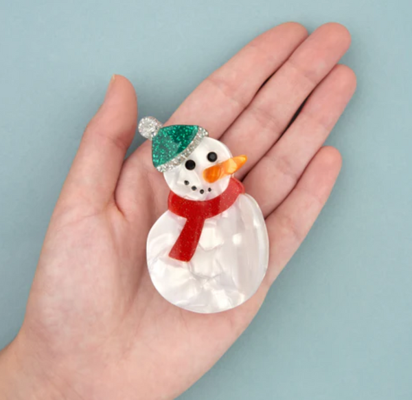Snowman Hair Claw