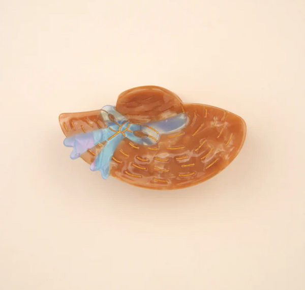 Straw Hat Hair Claw