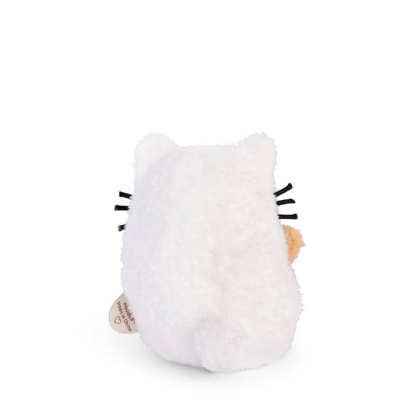 White Cat Ricespud Mini Sitting Plush Toy