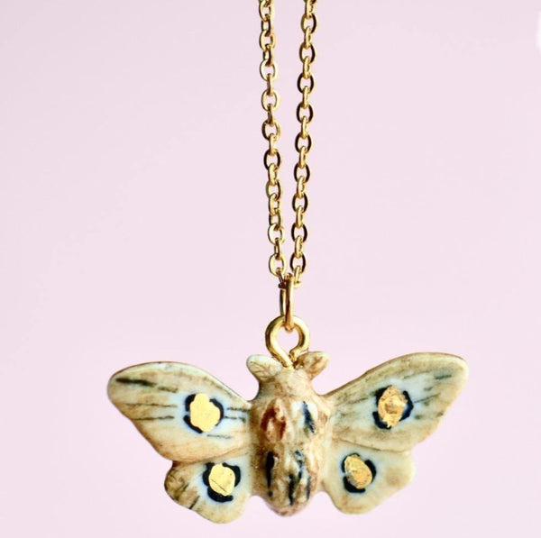Solar Moth Necklace
