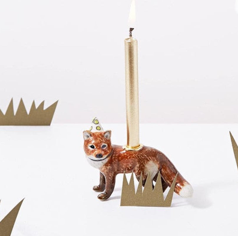 Red Fox "Party Animal" Cake Topper
