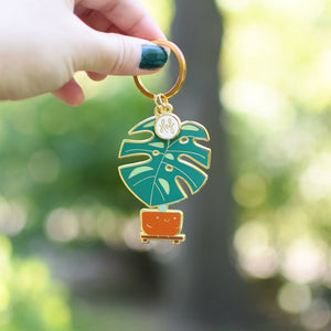 (WAREHOUSE SALE) Monstera Keychain