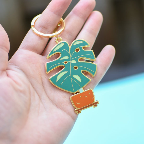 (WAREHOUSE SALE) Monstera Keychain