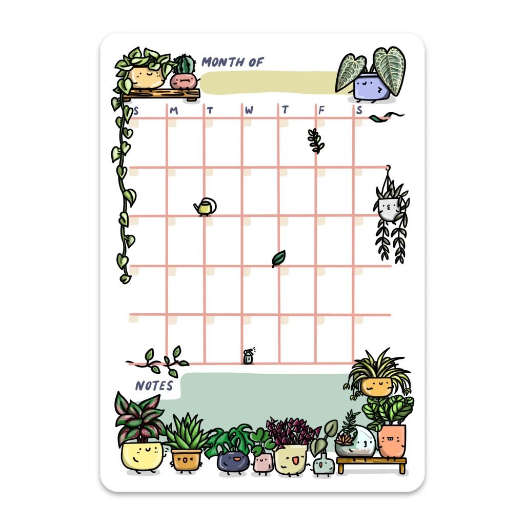 Monthly Reusable Planner