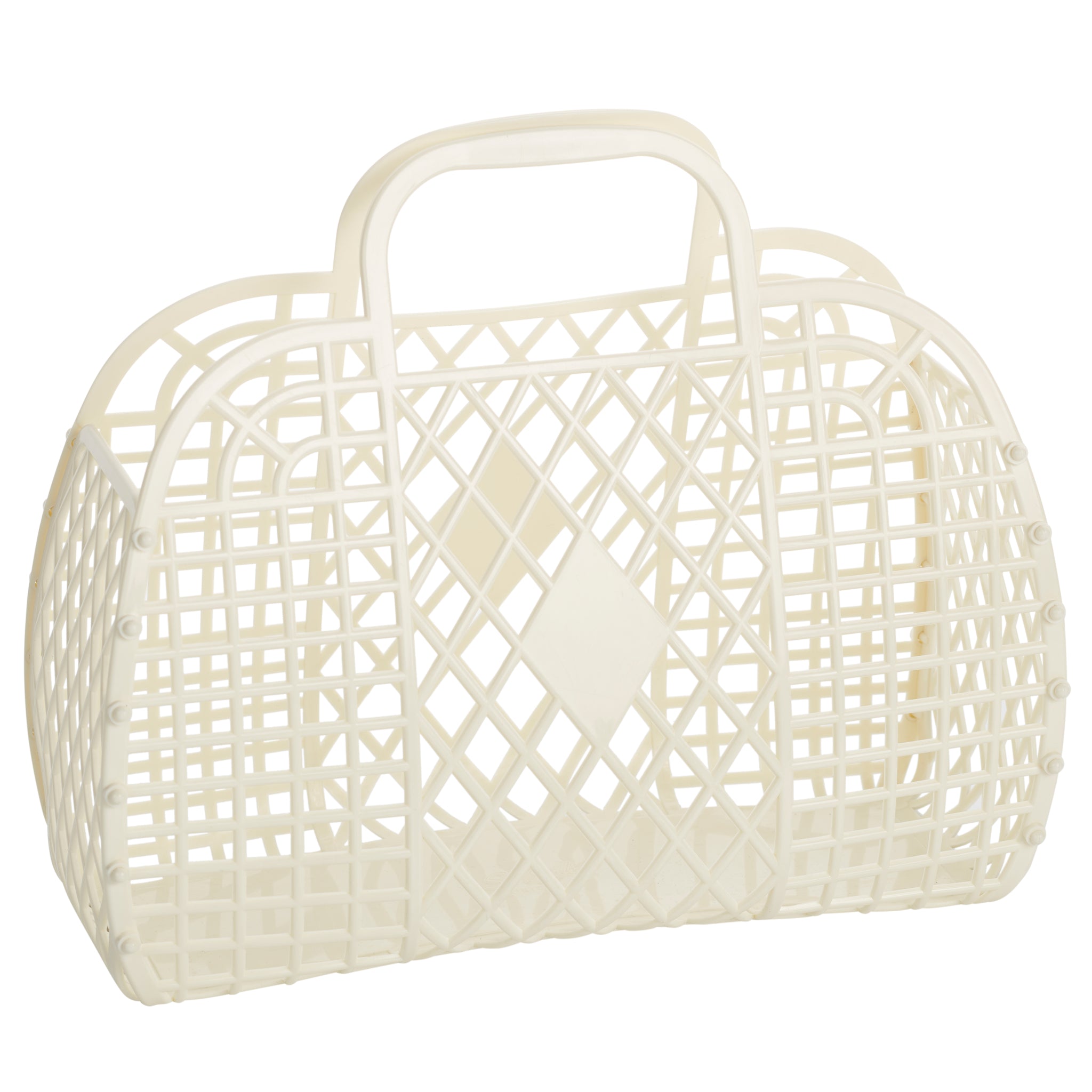 (WAREHOUSE SALE ) Retro Basket - Large