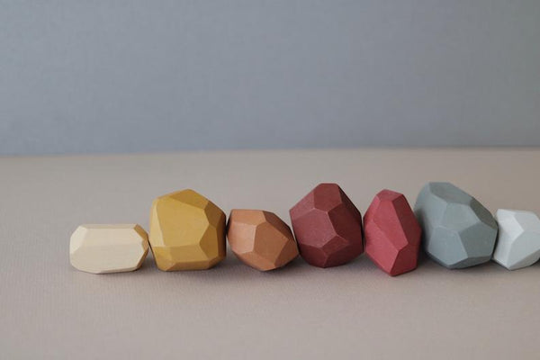 (SECONDS SALE) Balancing Stones - Earthy Colours (Set of 10)