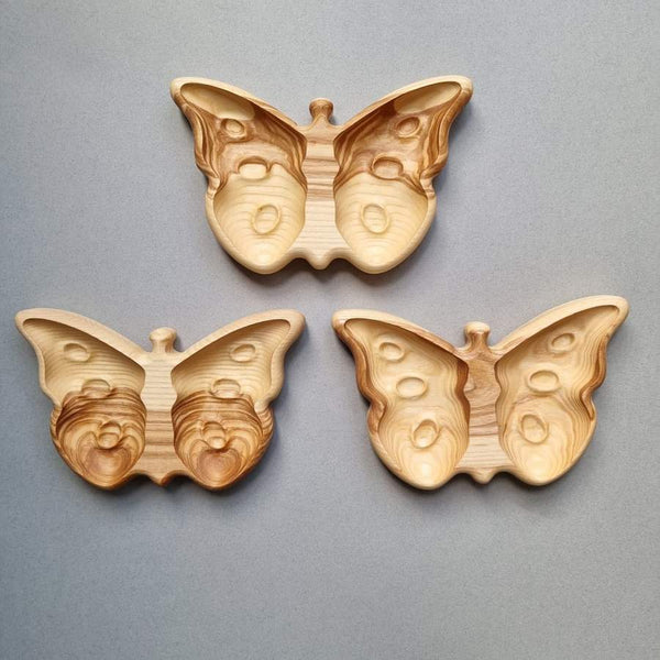 Wooden Plate - Butterfly