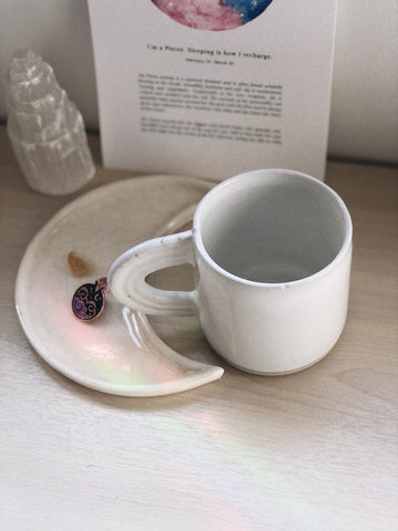 (SECONDS SALE) Rainbow Connection Cup in White