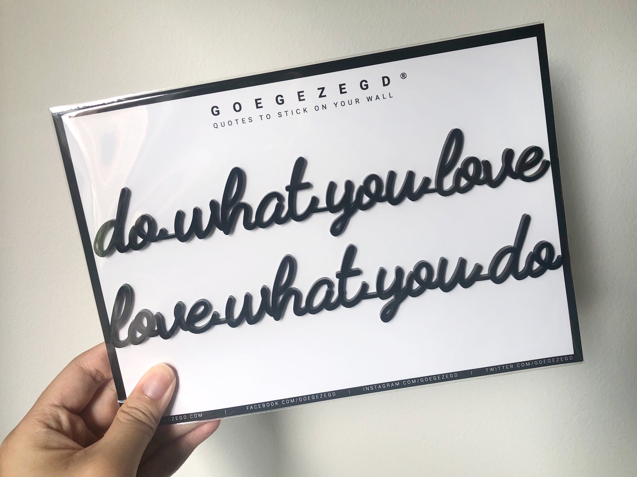 Self-Adhesive Quote - do what you love