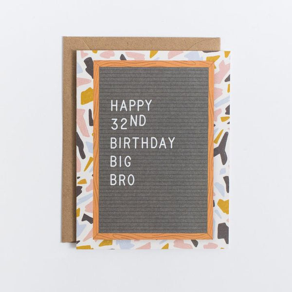 Scratch On Letter Board Greeting Card