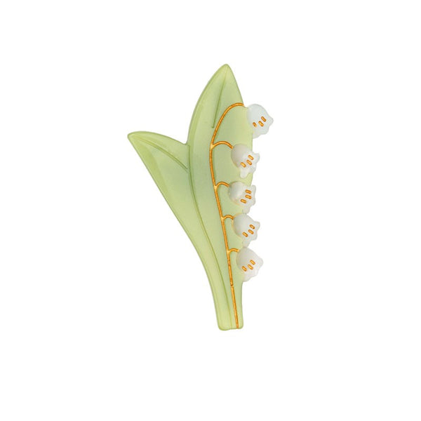 Lily of the Valley Hair Clip