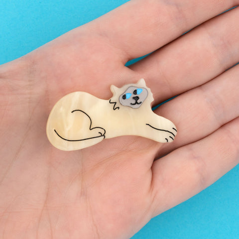 Siamese Cat Hair Clip