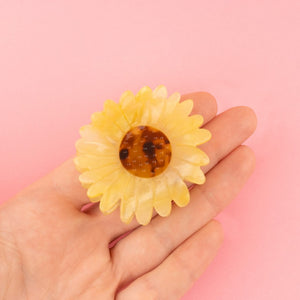 Sunflower Hair Claw