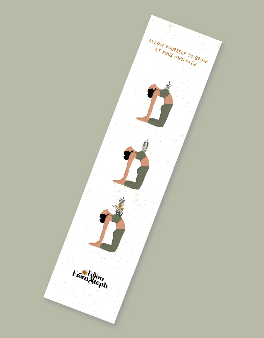 Grow at Own Pace Bookmark