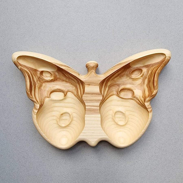 Wooden Plate - Butterfly