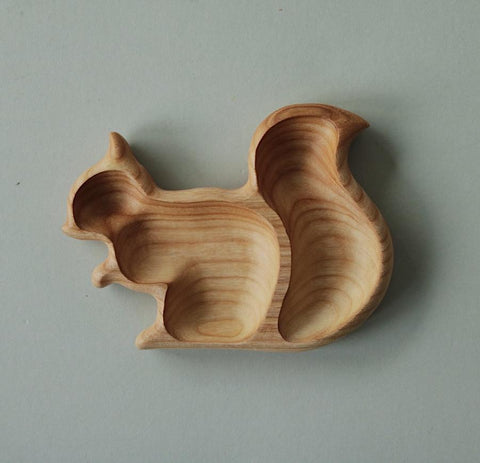 Wooden Plate - Squirrel